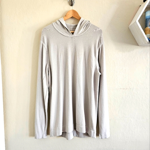 lululemon athletica Other - Lululemon Lightweight Beige Hoodie, sz L?